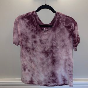 Tie-Dye American Eagle Top